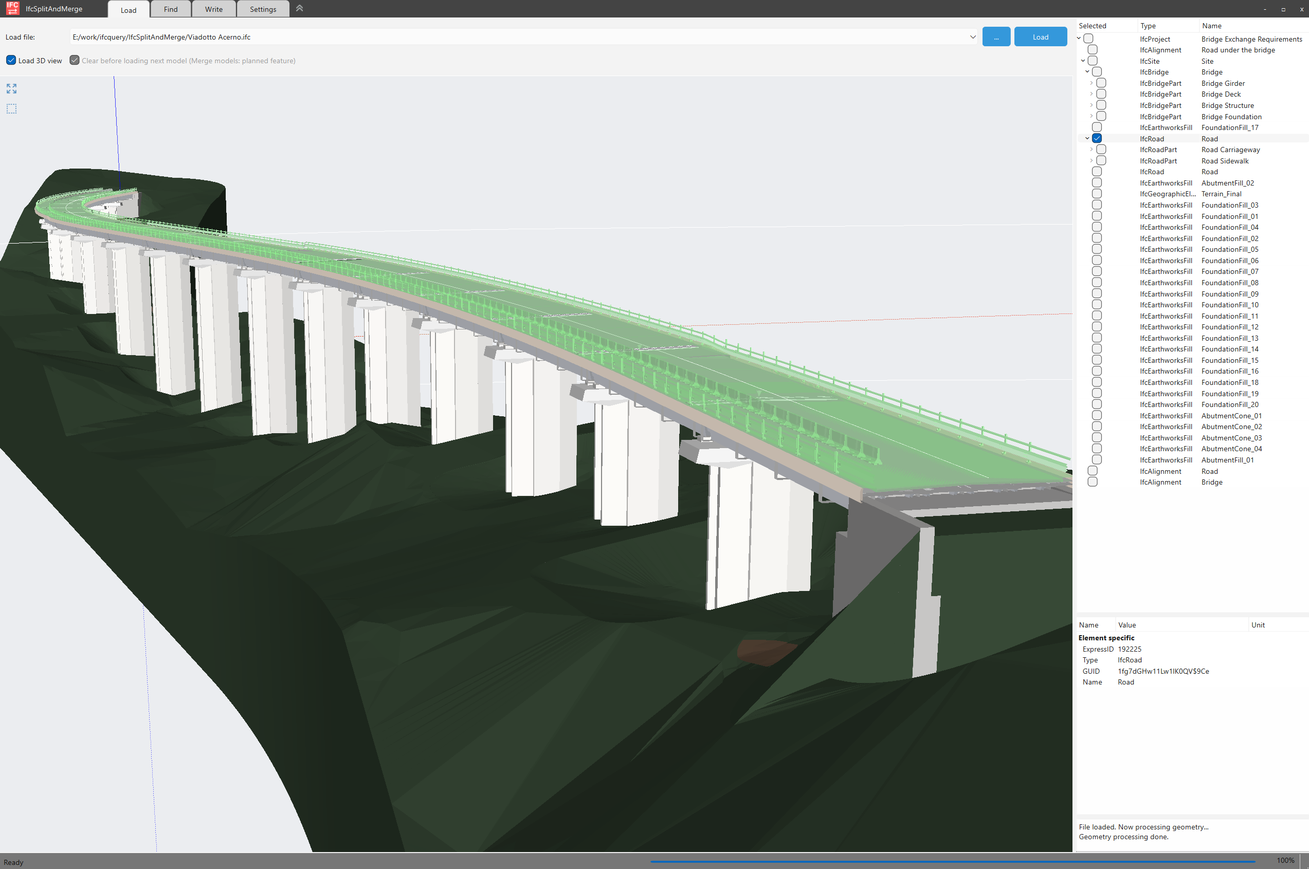 IfcSplitAndMerge use case 3
